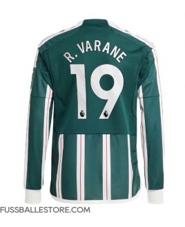 Günstige Manchester United Raphael Varane #19 Auswärtstrikot 2023-24 Langarm